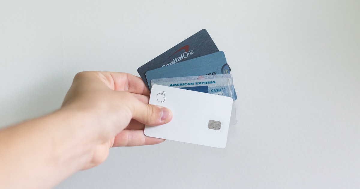 White and blue magnetic card