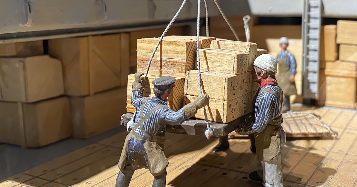 a few men working on a project