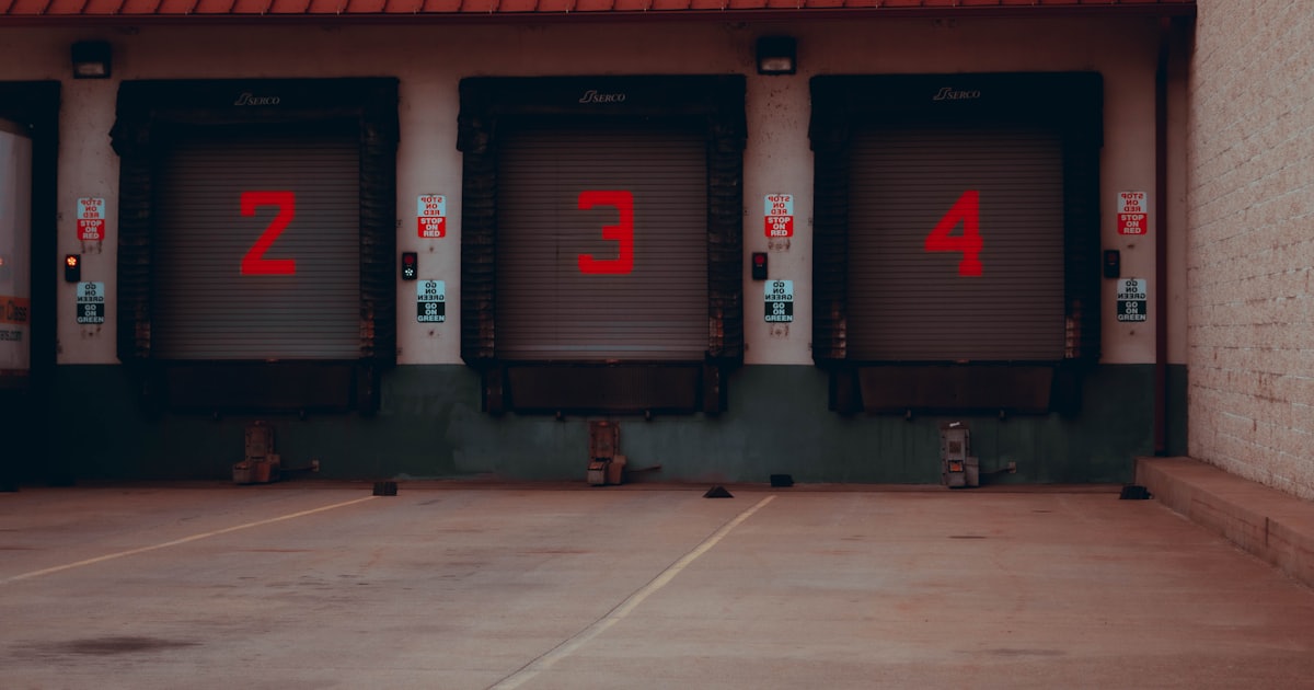 red and white concrete building
