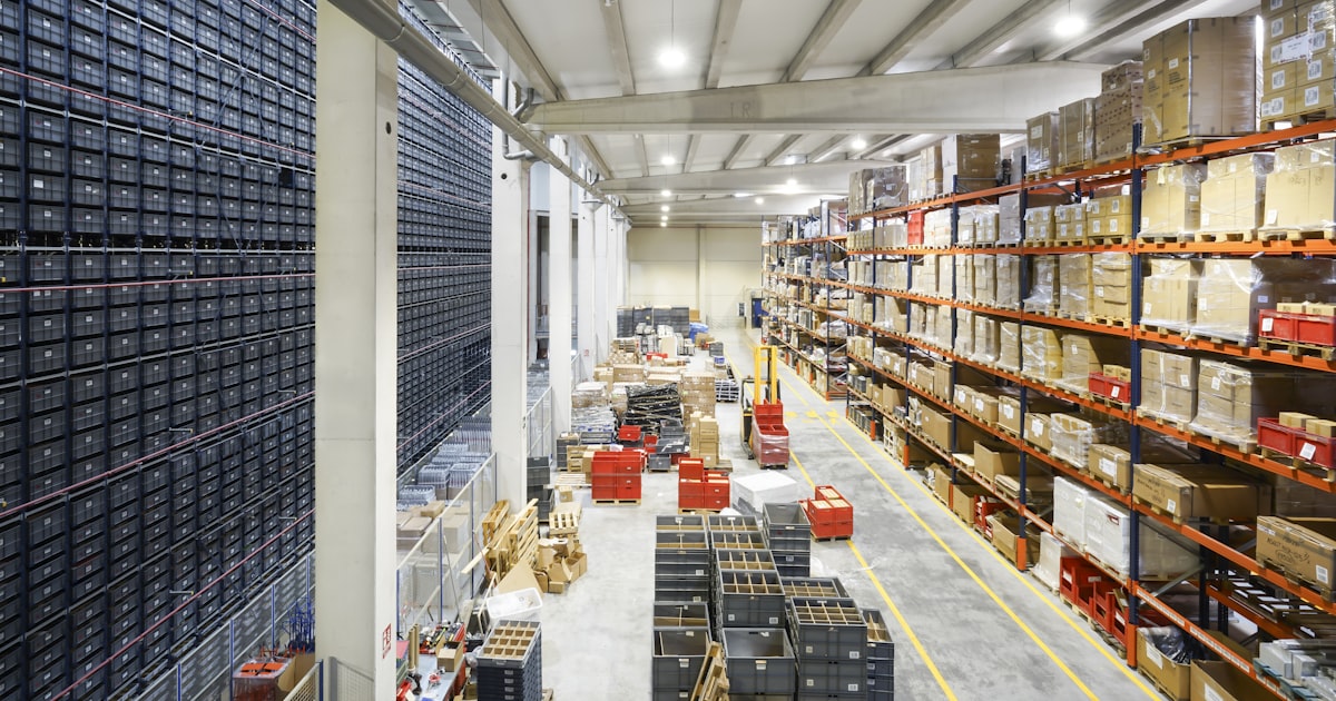 A warehouse full of boxes