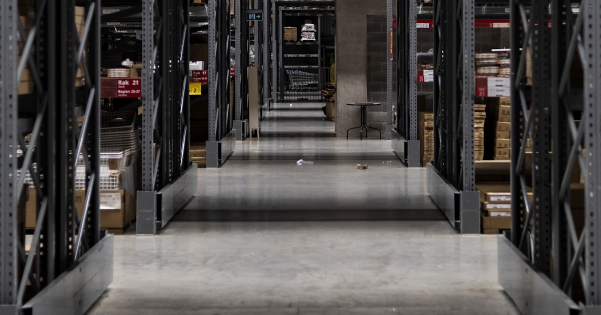 A warehouse full of boxes