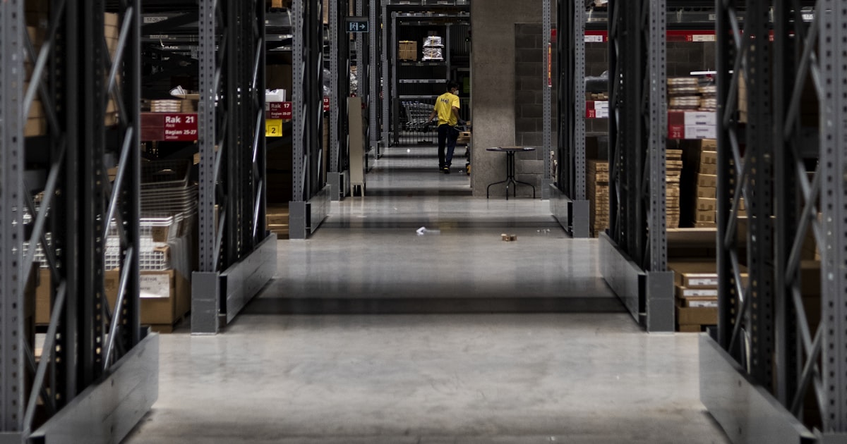 A warehouse full of boxes
