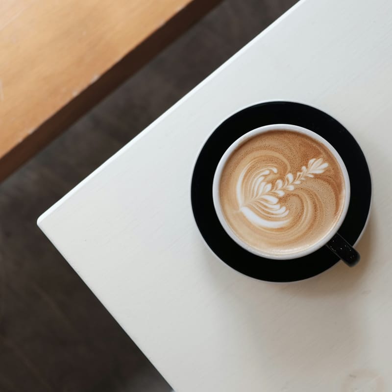 Latte art — Tulip pour on the Oat Flat White