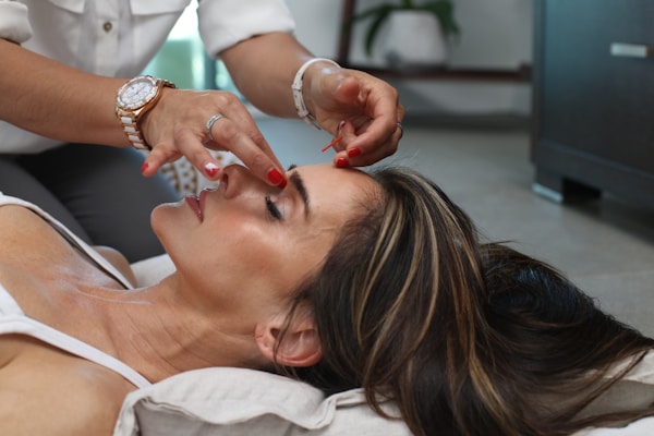 Client skin result — Measurable improvement in skin firmness, fine line reduction, and overall radiance