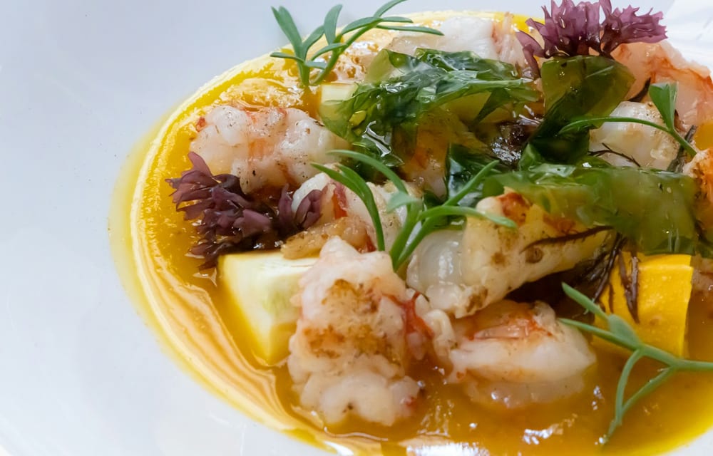 A signature dish from the Coastal Summer menu