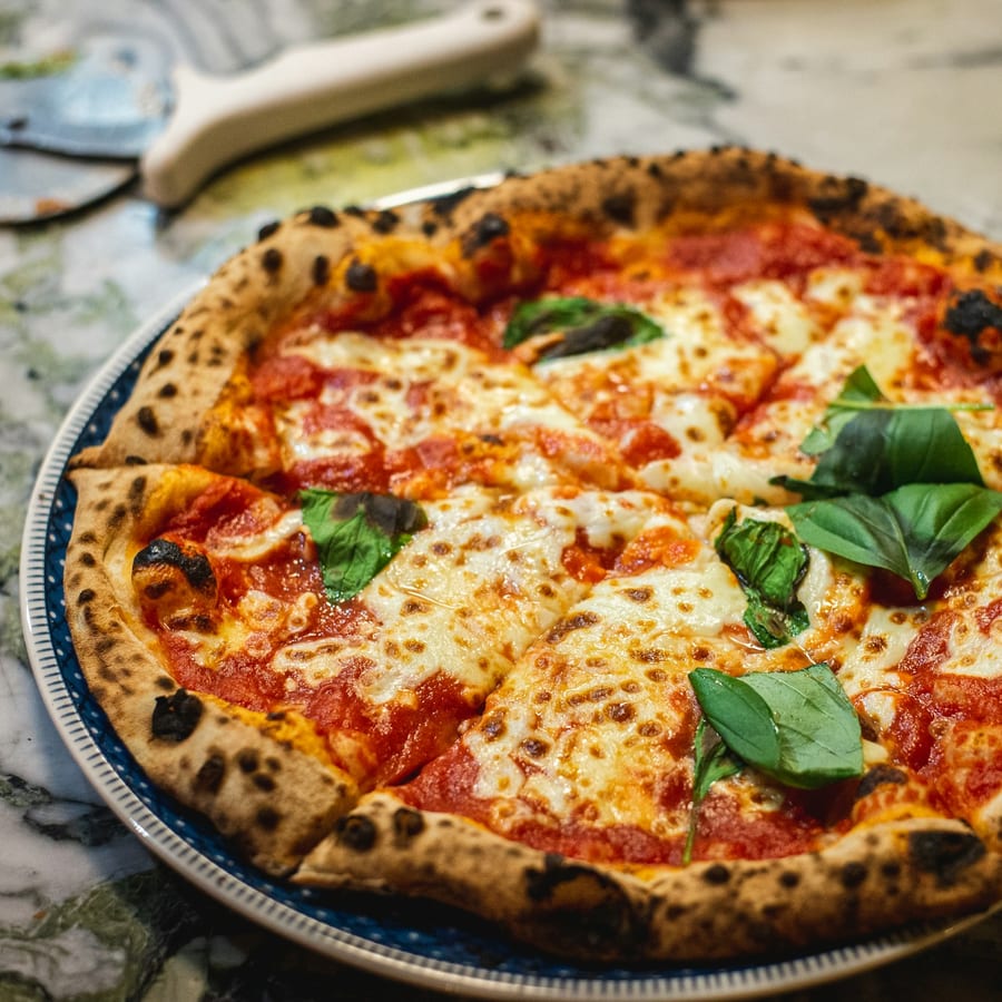 A classic pizza from Napoli's
