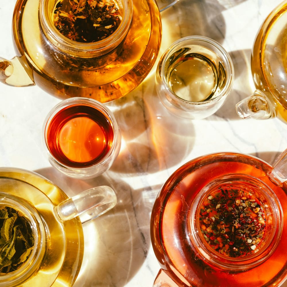 Tea garden selection jars