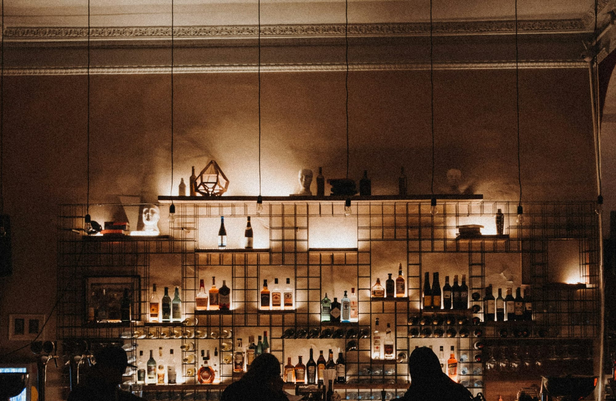 The candlelit interior of Maison Velours