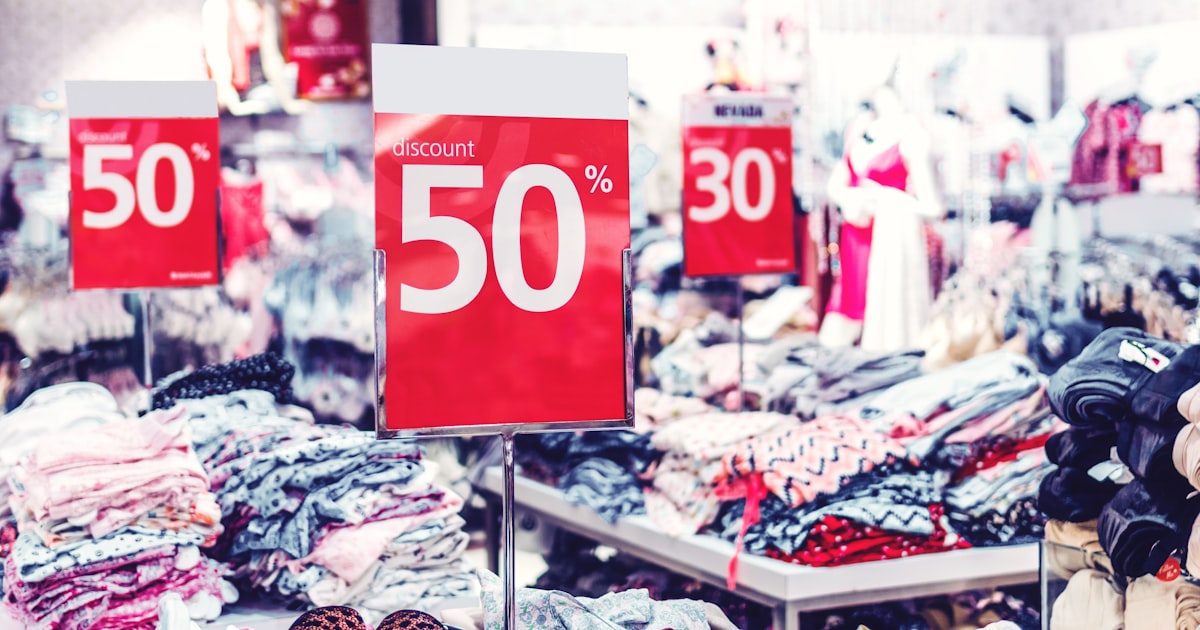 50% discount sign