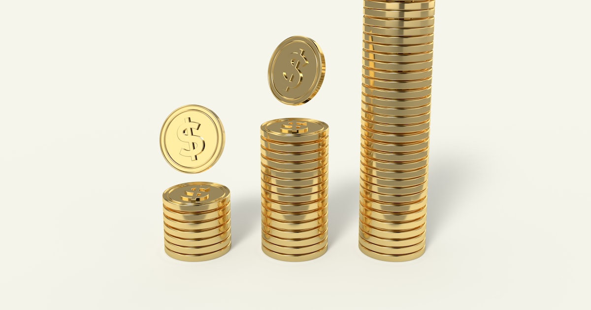 A group of coins