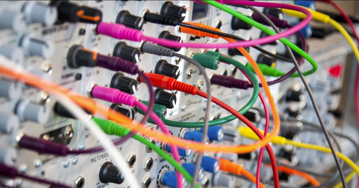 Assorted electric cables
